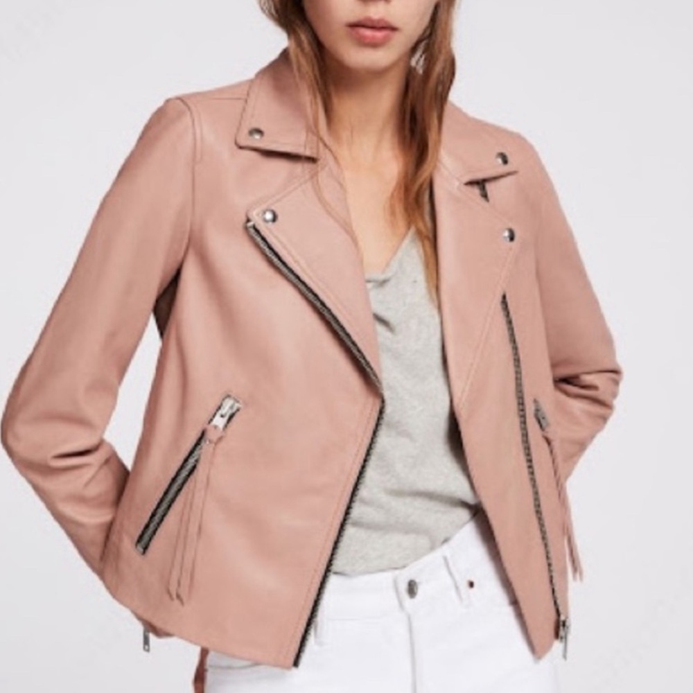 Allsaints Dalby Leather Moto Jacket